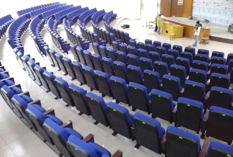 Factory Supply Public Auditorium Seating Conference Hall Chairs with Padded Church Chair