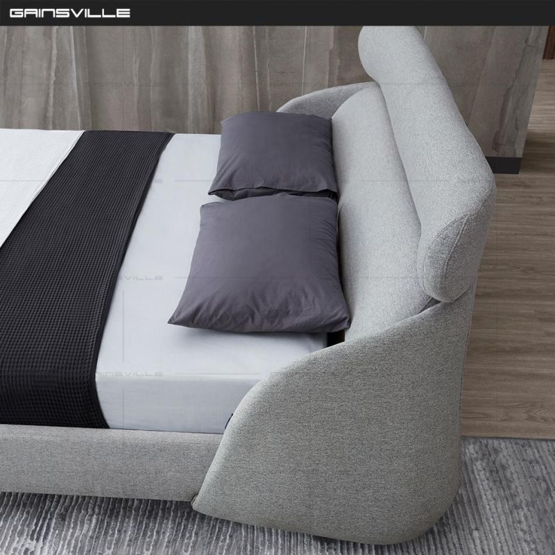 Best seller Modern Bedroom Soft Upholstery Bed Fabric Bed in new fashion unique design