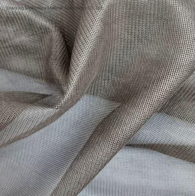 High Quality 100% Silver Metallic Coated Nylon Mesh Shielding Fabric for Bed Net