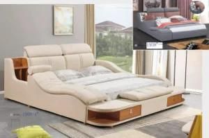 European-Style Home Furniture Living Room Fabric Storage Comfortable Stool Bed