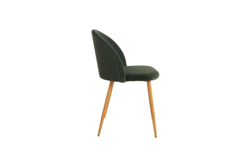 Velvet Navy Blue Upholstery Dining Chair Dining Room / Luxury Design Restaurant Fabric Green Velvet Dining Chair