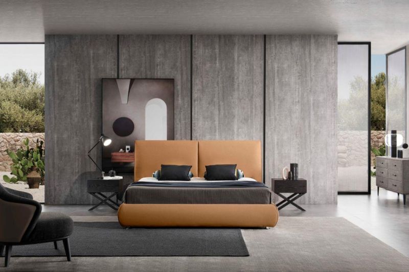 Home Furniture Bedroom Furniture Sets King Bed Wall Bed for Villa Gc2015