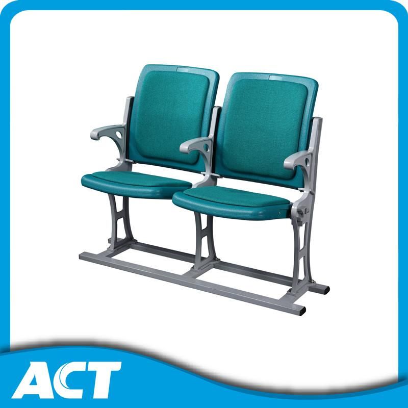 Upholstery Stadium Folding Chair with Aluminum Leg