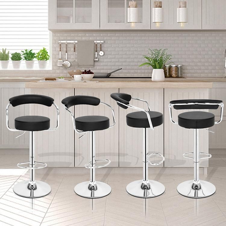 Leisure Commercial Furniture Metal Bar Chair with Backrest