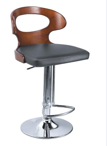 Modern New Design Wooden and Leather Leisure Bar Chair (SZ-BC321)