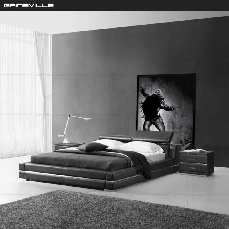Modern American Bedroom Furniture King Bed with Adjustable Headboard Gc1685