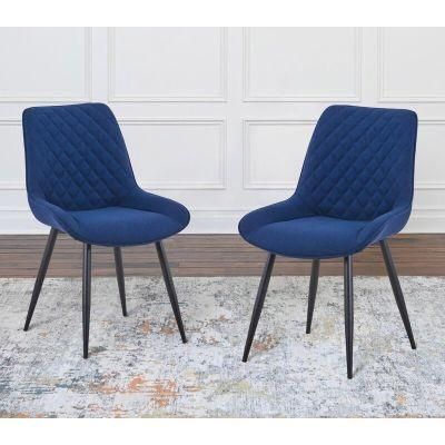 Modern Home Furniture Upholstery Fabric Velvet Dining Chair