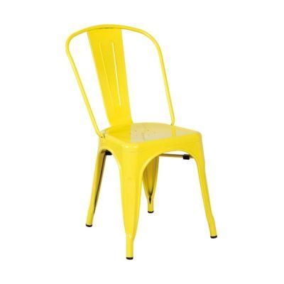 Bulk Packing Industrial Stacking Tolix Chair Vintage Outdoor Furniture Metal Dining Chair