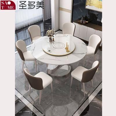 Hotel Unfolded Carton Packed Set 6 Seater Small Dining Table