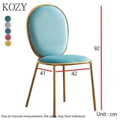 Luxury Modern Home Furniture Fabric Dining Chair