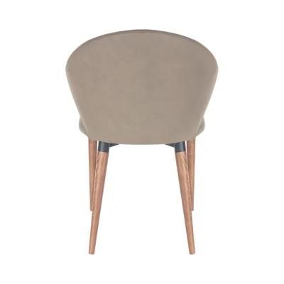 Hot Selling Modern Wooden Fabric Dining Chair