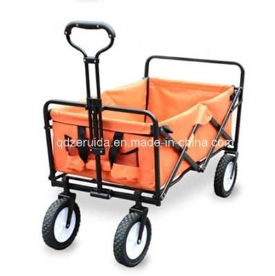 Outdoor Utility Wagon Folding Collapsible Garden Beach Shopping Cart