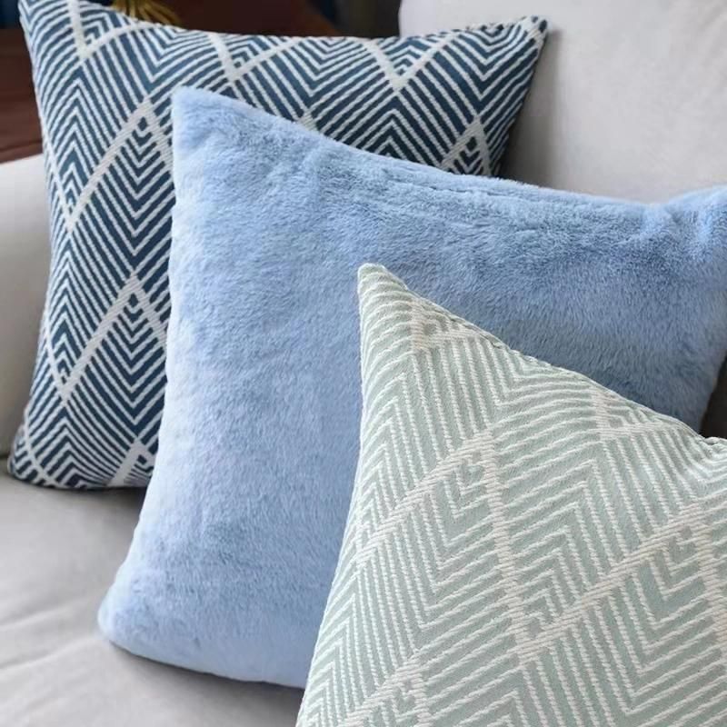Home Textile Fabric Travel Pillow Cushion Cover Bed Pillow Backrest Pillow & Cushion