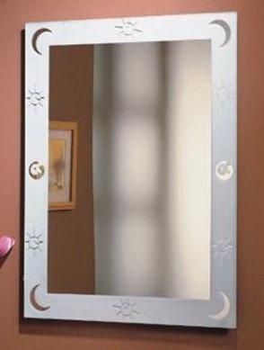 Silkscreen Printed Art Deco Mirror for Home Decorations