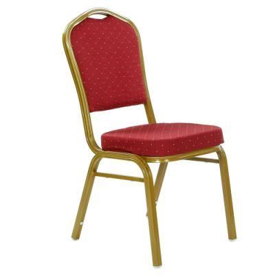 China Wholesale Dining Room Furniture Wedding Banquet Chair Metal Legs Dining Chair