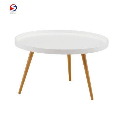 Modern Home Living Room Furniture MDF Top Side Table for Coffee End Table Set Furniture