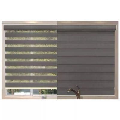 Indoor Window Design Blind High-End Quality Fabric Zebra Roller Blind