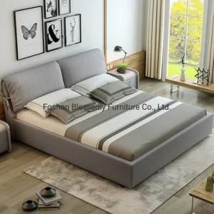 Washable Bed Bedroom Furniture Fabric Bed Linen Bed