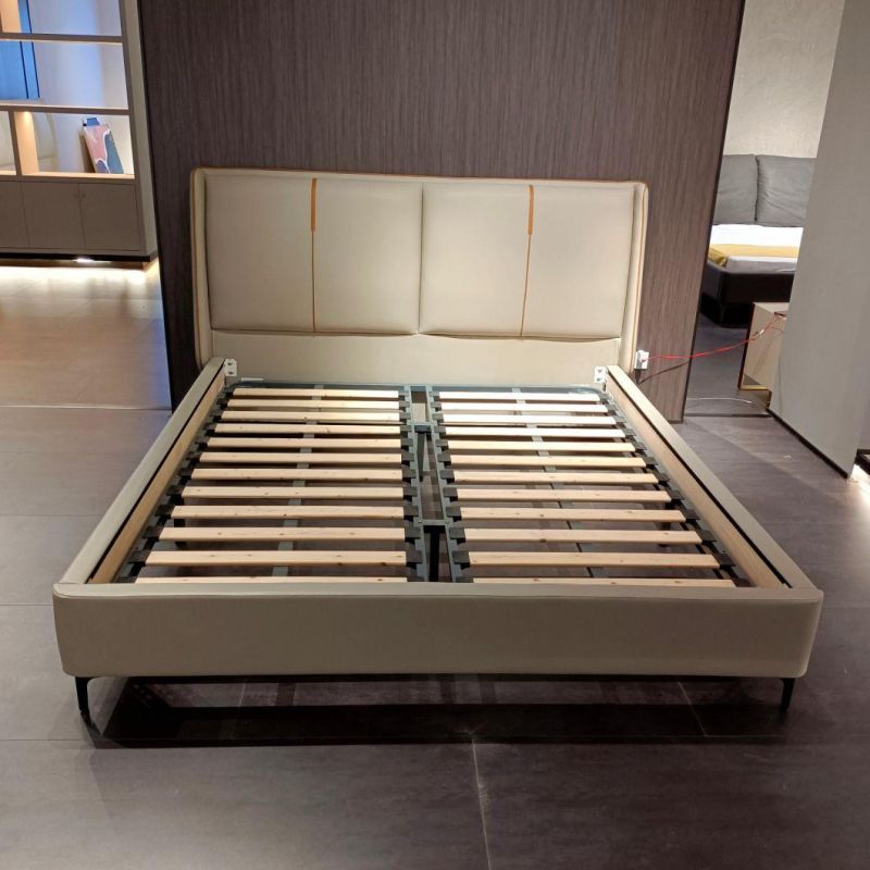 Fashion Design Bed Wooden Furniture Hotel Bed Factory Price Bed