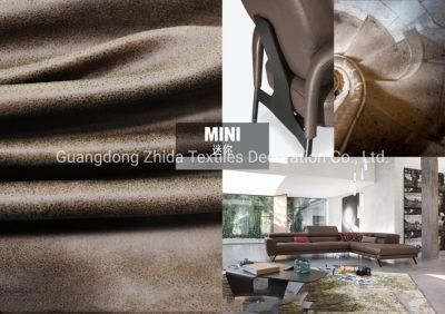 Home Textile Texture Faux Leather Upholstery Furniture Fabric
