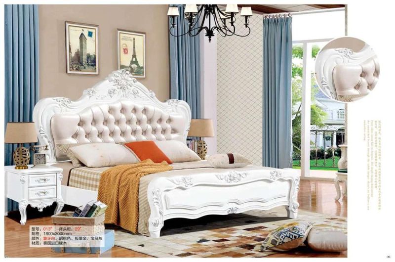 Factory Supply Directly Bedroom Sets Luxury Wholesale Carved Custom Bed