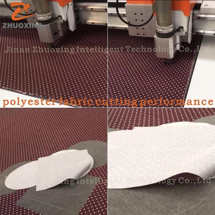 Zx-1625 Oscillatory Knife Digital Cutting Machine for Outdoor Roller Blind Cloth Fabric