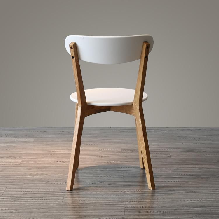 Tulip Stool Table and Chair of Leisure Restaurant Nordic Modern Dining Chairs Wooden Chair