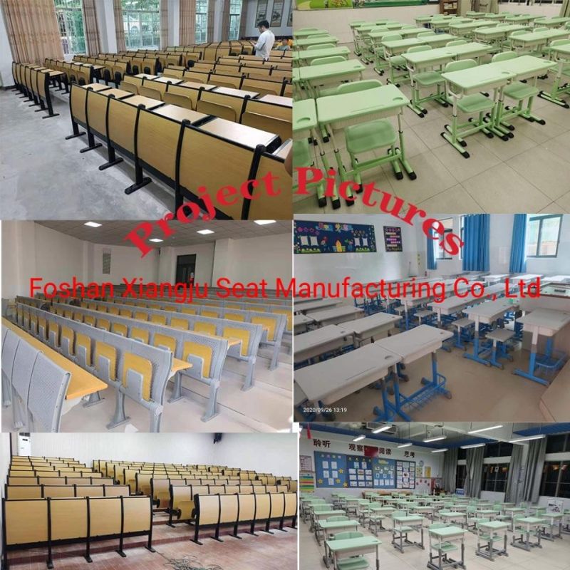 Morden Education Lecture Hall Classroom Conference Auditorium Church Cinema Chair with Table