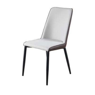 China Wholesale Home Outdoor Banquet Tiffany Dior Furniture PU Leather Steel Dining Chair