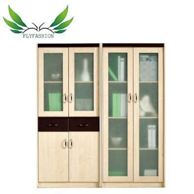 Wooden Cabinet with Glass Office Furniture for Sale