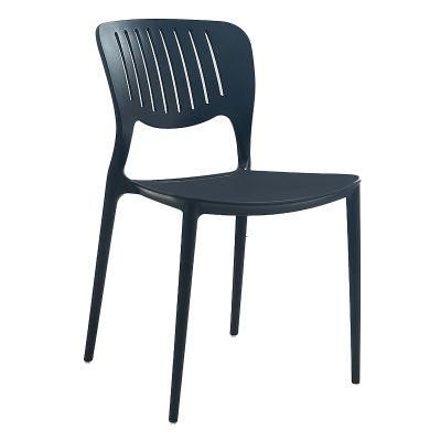 High Quality Home Furniture Modern Design Plastic Chair Dining Room PP Seat for Garden