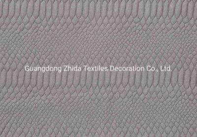 Home Textiles Classic Silk Cotton Alligator Texture Pattern Decorative Fabric