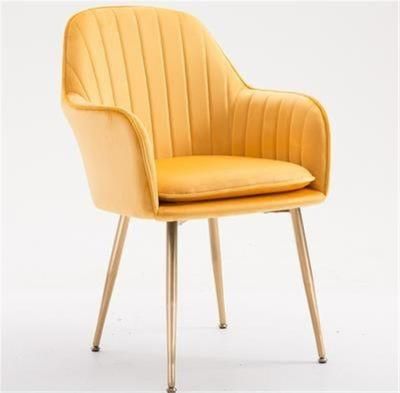 Wholesale Green Velvet Chair Fabric Design Dining Furniture Restaurant Armchair Velvet Upholstered Dining Chair Modern