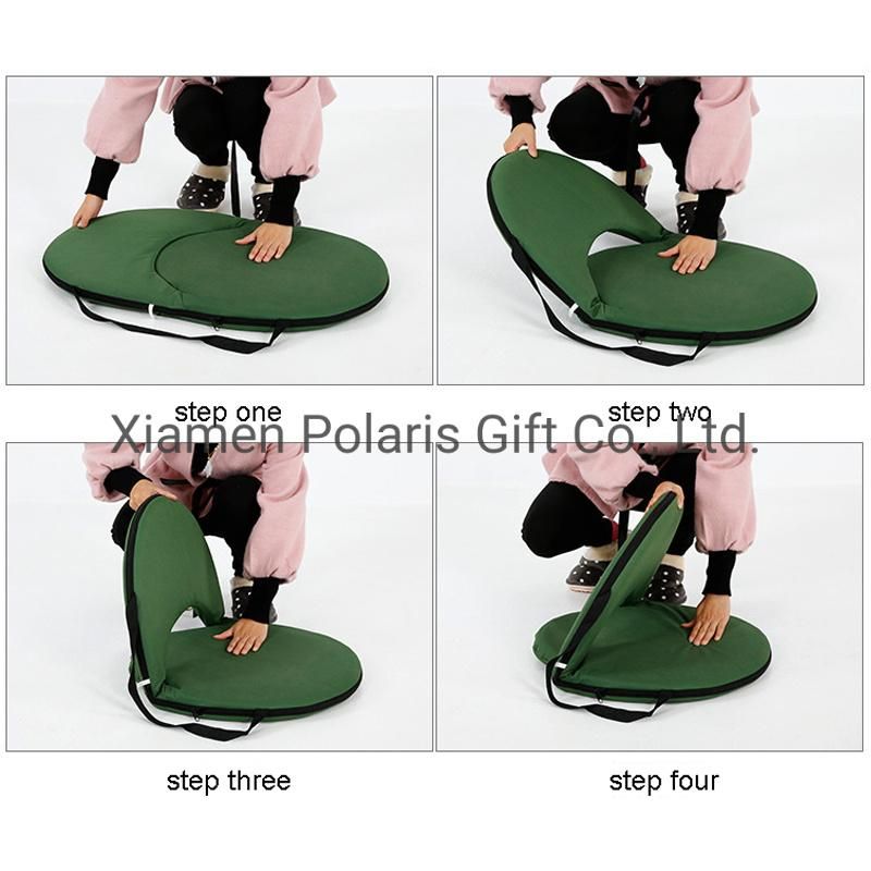 Room Foldable Lazy Cushion Seat Camping Chair