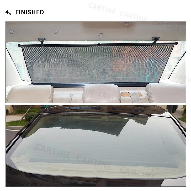 Roller Blind Car Sunshade/ Rear Window Mesh Fabric Sunshade 110cm