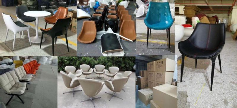 Modern Fiberglass Flower Chair for Hotel Restaurant Bar