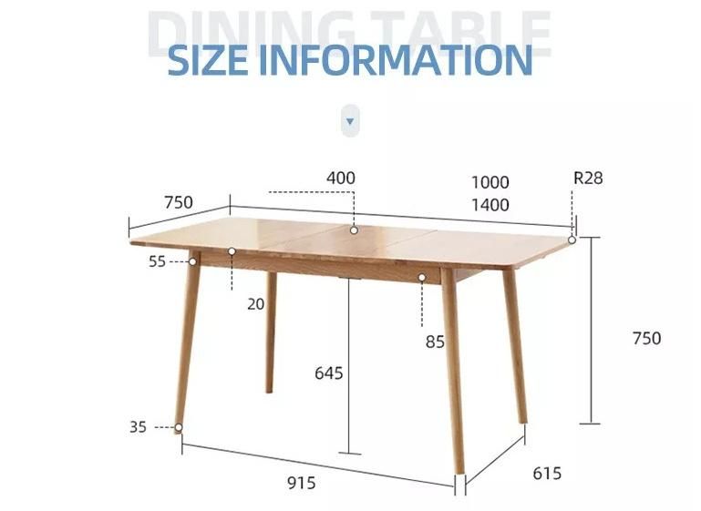Furniture Modern Furniture Table Home Furniture Wooden Furniture China Cheap Modern Home Wood Large Extendable 6 8 Seater Dining Table and Chair Set