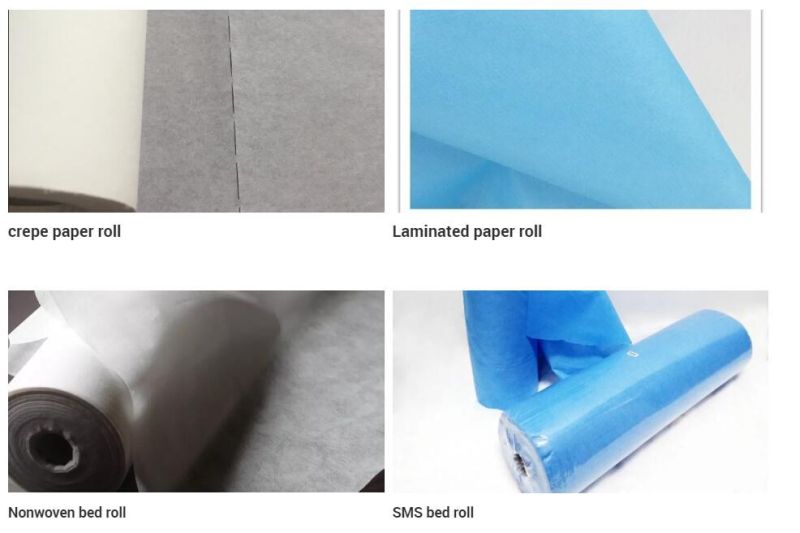 Disposable Bed Sheet Roll Nonwoven Disposable Massage Bed Cloth Roll