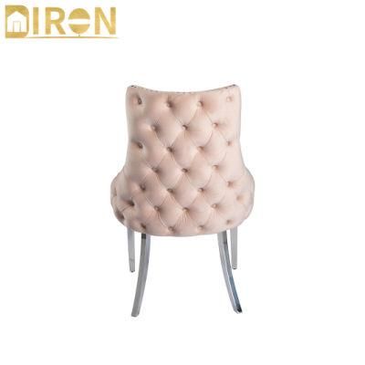 Hot Selling Stainless Steel Modern Design Home Hotel Apartment Furniture Dining Chair