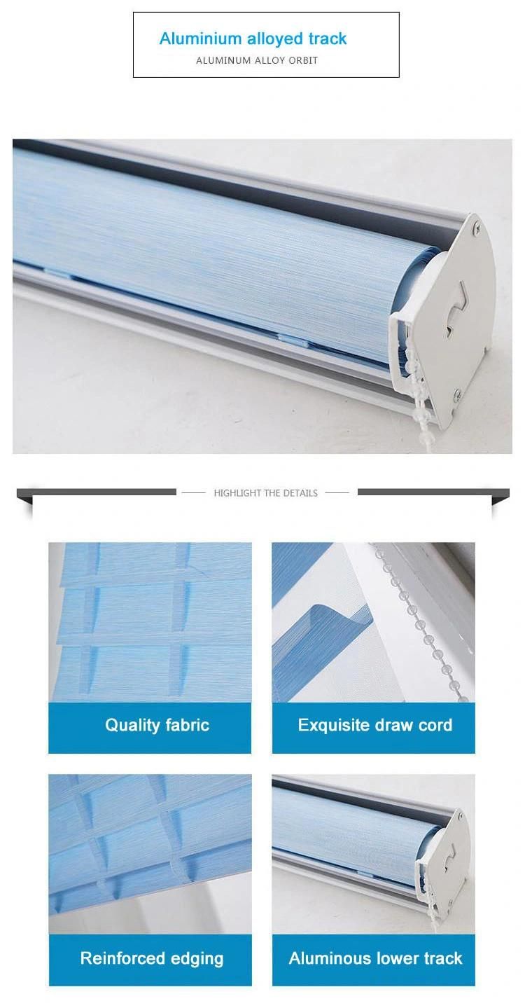 Soft Design Sheer 100% Polyester Vertical Roller Blinds for Home Use