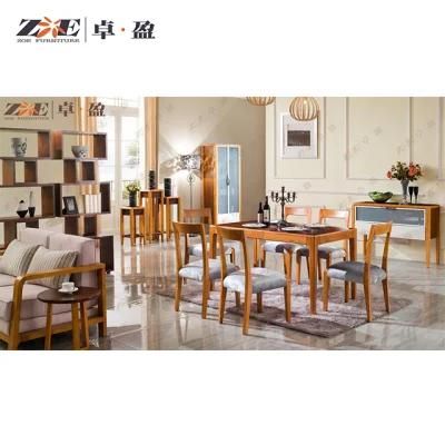 Modern Wooden Fabric Dining Chair for Home Furniture