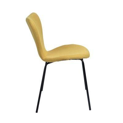 Modern Style Armless Line Upholstered Side Dining Chairs