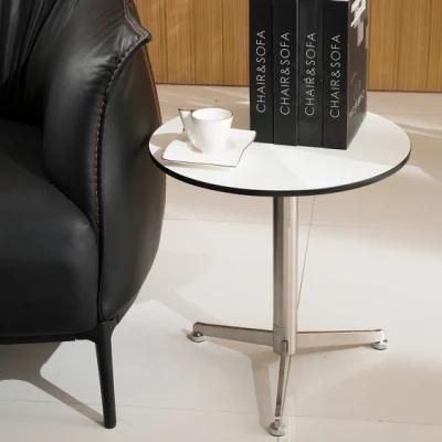 China Factory Chrome Base Office Furniture Coffee Table