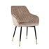 French Style Furniture Soft Cushion Home Kitchen Fabric Dining Chair