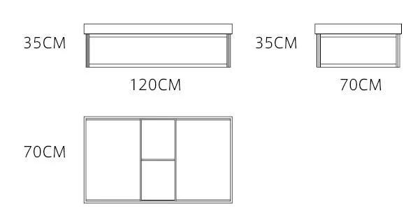 Furniture Low Square Factory Hot Sale Modern Walnut Solid Wood Home Furniture Living Room Modern Tea Coffee Table