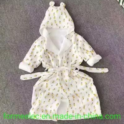 Infant Diaper Ladies Dress Skirt Fabric Cotton Double Seersucker Cloth 40s 125g Double Gauze Crepe