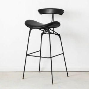 Nordic Modern Simple Bar, Light Luxury Back High Chair