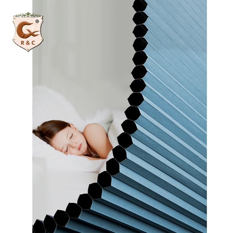 Light Filtering Cordless Honeycomb Blind Shade Customize Size Good Quality New Design Blackout Curtain