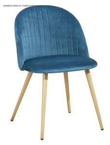 Factory Promotion Price Hotsale Velvet Dining Chair with Popular Design for Home Using