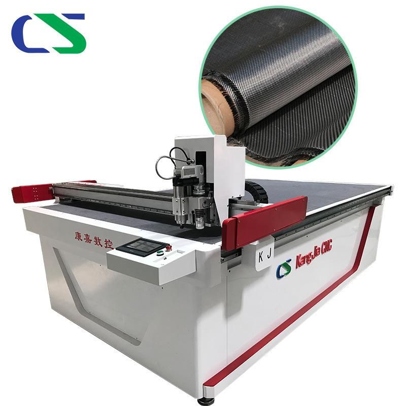 Manufacturer CNC Router Leather Fabric Rubber Carpet Auto Feeding Oscillating Knife Cutting Machine